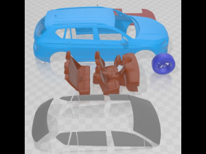 Seat Tarraco FR 2021 Printable Car 3D Принт Модель