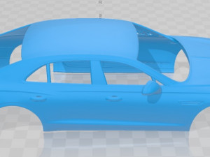 Bentley Flying Spur 2020 Printable Body Car Modelo de Impressão 3D