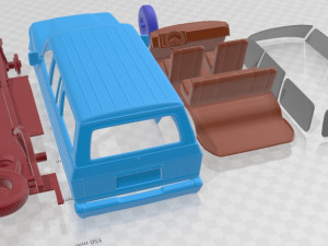 Toyota Land Cruiser J60 US 1987 Printable Car 3D Print Model