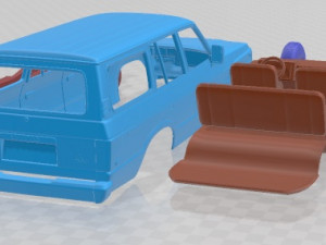 Toyota Land Cruiser J60 US 1987 Printable Car 3D Print Model