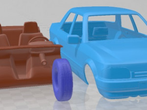 Orion 1986 Printable Car in separate parts Modelo de impresión 3D