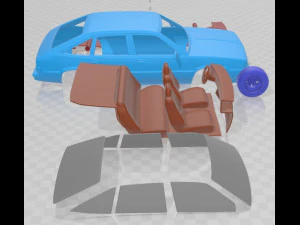 Chevrolet Citation 1980 Printable Car 3D Print Model