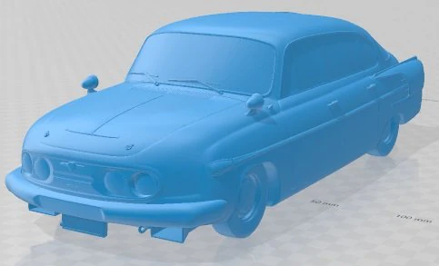 Tatra 603 2 B5 Marathon Printable Car 3D Print Model .c4d .max .obj .3ds .fbx .stl .blend 