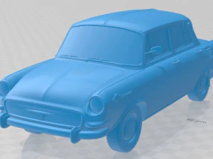 Skoda 1000 MB 1964 Printable Car 3D Print Model