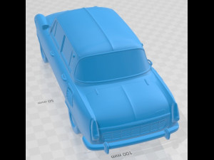 Skoda 1000 MB 1964 Printable Car 3D 프린트 모델