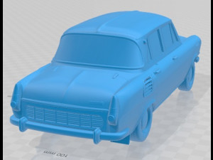 Skoda 1000 MB 1964 Printable Car 3D 프린트 모델