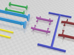 Universal Axles Pack 1 Printables 3D Print Model