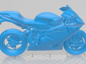 MV Agusta F4 2010 Printable Motorbike 3Dプリントモデル