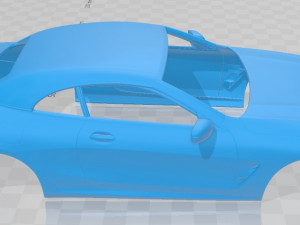 8 Series G14 Convertible M850i 2019 Printable Body Car Modèles 3D en vedette