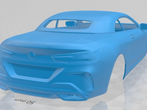 8 Series G14 Convertible M850i 2019 Printable Body Car Modèles 3D en vedette
