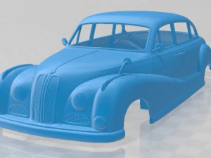 501 Saloon 1952 Printable Body Car 3D Print Model