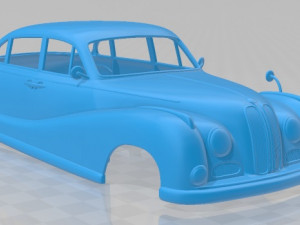 501 Saloon 1952 Printable Body Car Model do druku 3D