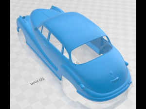 501 Saloon 1952 Printable Body Car Model do druku 3D