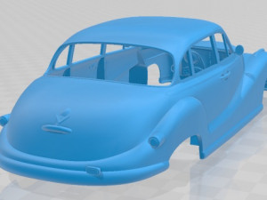 501 Saloon 1952 Printable Body Car Model do druku 3D