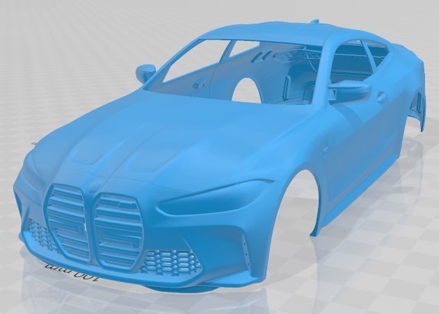 M4 G82 2021 Printable Body Car 3D-Druckmodell .c4d .max .obj .3ds .fbx .stl .blend 