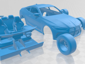 M4 G82 2021 Printable Car 3D-printmodel