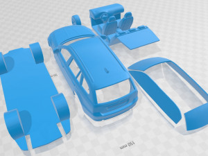 Series 3 E91 Estate 2006-2011 Printable Car Modelo de impresión 3D