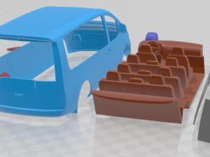 Hyundai Staria 2022 Printable Van Modelo de Impressão 3D