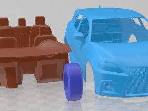 Lexus CT 200h 2020 Printable Car 3D Принт Модель
