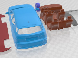Lexus CT 200h 2020 Printable Car 3D Принт Модель