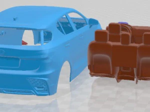 Lexus CT 200h 2020 Printable Car 3D Print Model