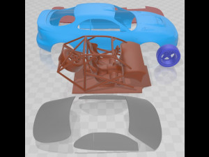 Toyota Celica WRC Carlos Sainz 1991 Printable Car 3D-printmodel