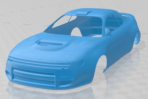 Toyota Celica WRC Carlos Sainz 1991 Printable Body Car 3D Print Model .c4d .max .obj .3ds .fbx .stl .blend 