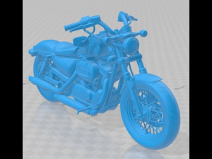 Harley Davidson Sportster Forty Eight 2015 Printable Motorbike 3D 打印模型
