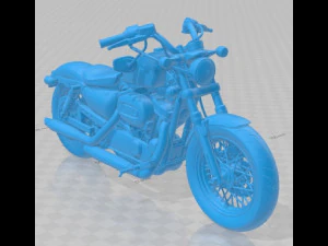Harley Davidson Sportster Forty Eight 2015 Printable Motorbike 3D Print Model