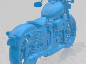 Harley Davidson Sportster Forty Eight 2015 Printable Motorbike 3D 打印模型