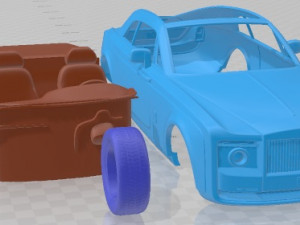 Sweptail 2017 Printable Car 3D printmodel