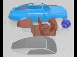 Sweptail 2017 Printable Car 3D printmodel