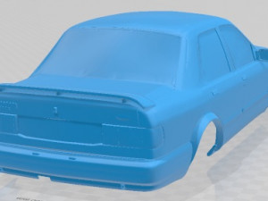 Sierra RS Cosworth Club Printable Body Car 3D 프린트 모델