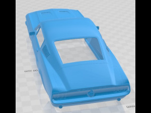 Mustang Fastback 1967 Printable Body Car Modèles 3D en vedette