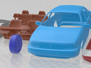 Carro para imprimir Volkswagen Passat B3 Sedan 1988 Modelo de Impressão 3D