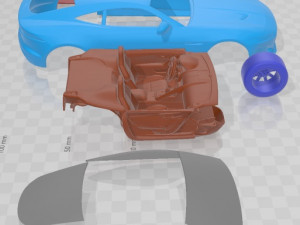 Jaguar F Type Coupe 2021 Printable Car 3Dプリントモデル