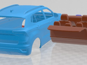 Skoda Kushaq 2021 Printable Car Modello di stampa 3D
