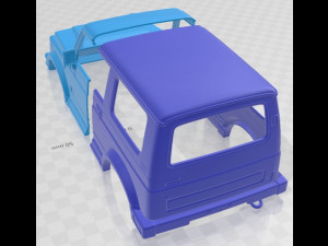 Suzuki Samurai 1996 Printable Body Car 3D प्रिंट मॉडल