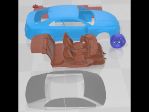 Audi S5 Coupe 2020 Printable Car 3D 프린트 모델