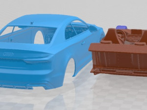 Audi S5 Coupe 2020 Printable Car 3D 프린트 모델