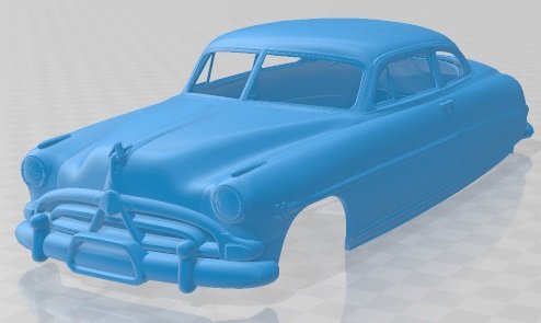 Hudson Hornet 1951 Printable Body Car Modelo de impresión 3D .c4d .max .obj .3ds .fbx .stl .blend