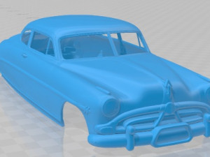Hudson Hornet 1951 Printable Body Car Modelo de impresión 3D