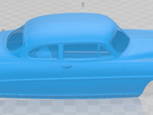 Hudson Hornet 1951 Printable Body Car Modelo de impresión 3D