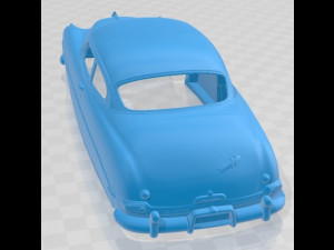 Hudson Hornet 1951 Printable Body Car Modelo de impresión 3D