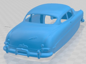Hudson Hornet 1951 Printable Body Car Modelo de impresión 3D