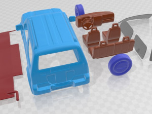 Suzuki Jimny 2013 Printable Car 3D प्रिंट मॉडल