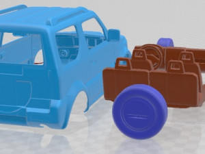 Suzuki Jimny 2013 Printable Car 3D प्रिंट मॉडल