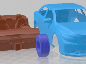 Toyota Aurion 2012 Printable Car 3D-printmodel