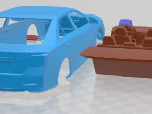 Toyota Aurion 2012 Printable Car 3D-printmodel