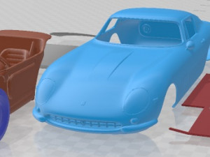 Ferrari 275 GTB 1964 Printable Car 3D Принт Модель